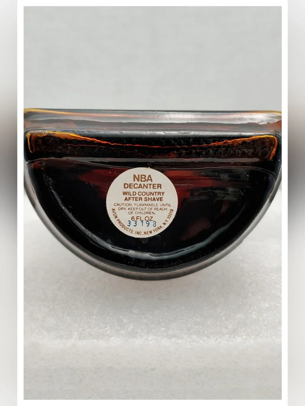 🏀 Los Angeles Lakers 🏀 VINTAGE AvonDecanter Bottle #33198 *NO Player Topper*